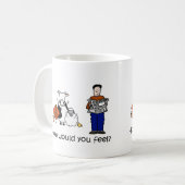 Wie würden Sie sich fühlen Kaffeetasse (Vorderseite Links)