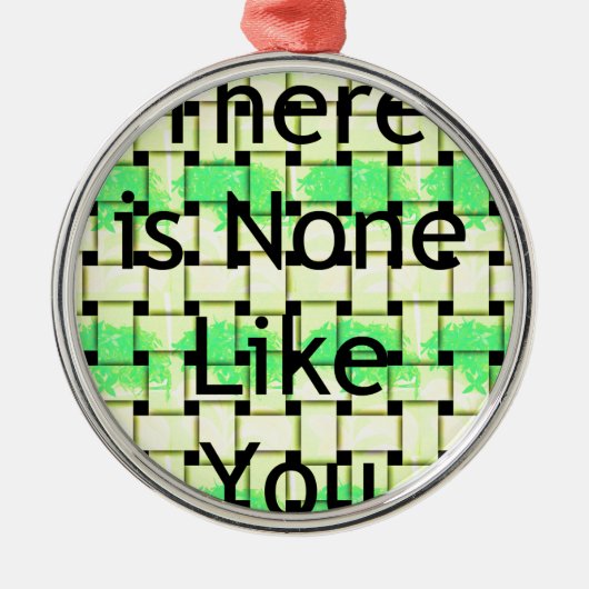 Wie You.png Ornament Aus Metall (Vorne)