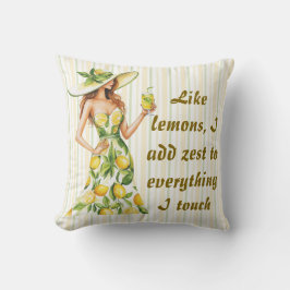 Wie Zitronen füge ich Zest zu allem, was ich Touch Kissen