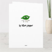 Wie zwei Erbsen in einer Pod-Grüße-Karte Karte (Rückseite)