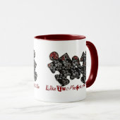 Wie zwei Puzzleteile Tasse (VorderseiteRechts)