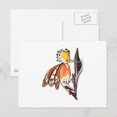 Wiedehopf Postkarte (Vorne/Hinten)