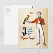 Wiedehopf Postkarte (Vorne/Hinten)