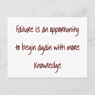 Wieder anfangen postkarte