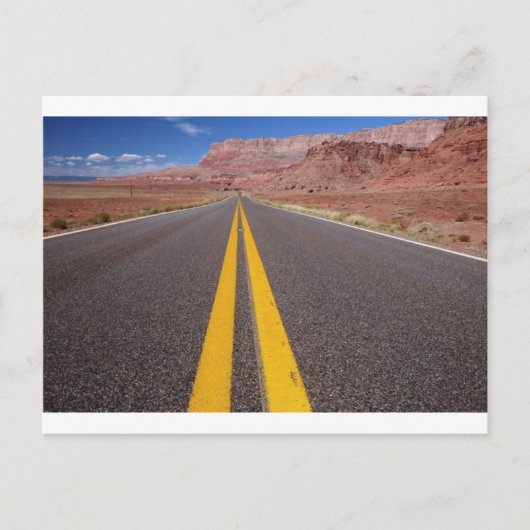 WIEDER AUF DER STRASSE POSTKARTE (Vorderseite)