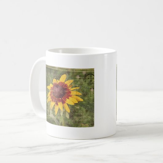 Wieder eine Blume Kaffeetasse (Vorderseite Links)