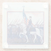 Wieder erlangt: Eine philippinische Glasuntersetzer (Rückseite)