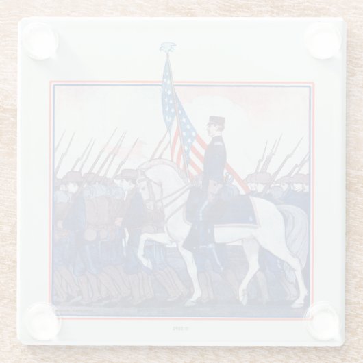 Wieder erlangt: Eine philippinische Glasuntersetzer (Rückseite)