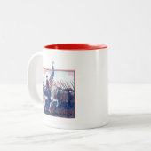 Wieder erlangt: Eine philippinische Zweifarbige Tasse (Vorderseite Links)