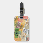 Wieder erleben der Siebziger Gepäckanhänger (Vorderseite vertikal)