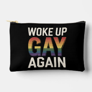 Wieder gay aufgewacht Lustiger LGBTQ Stolz Verbünd Zubehörtasche