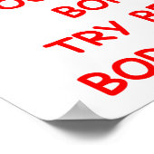 WIEDER geboren Poster (Ecke)