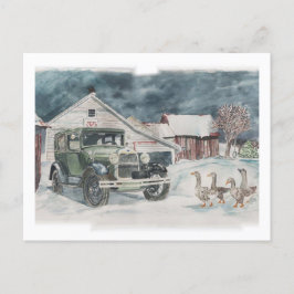 wieder gegossen postkarte