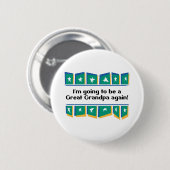 Wieder gehen, ein großer Großvater zu sein! Button (Vorne & Hinten)