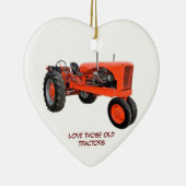 Wieder hergestellte Vintage Traktoren Keramikornament (Rechts)