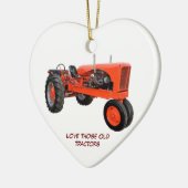 Wieder hergestellte Vintage Traktoren Keramikornament (Links)