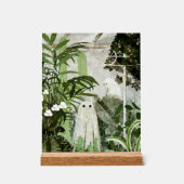 Wieder ist ein Geist im Greenhouse... Acrylschild (Vorderseite)