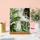 Wieder ist ein Geist im Greenhouse... Acrylschild (Hochzeit)