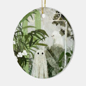 Wieder ist ein Geist im Greenhouse... Keramik Ornament (Links)