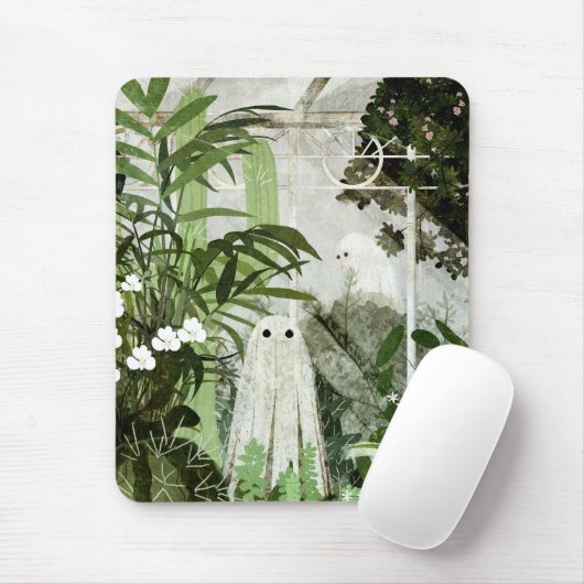Wieder ist ein Geist im Greenhouse... Mousepad (Mit Mouse)