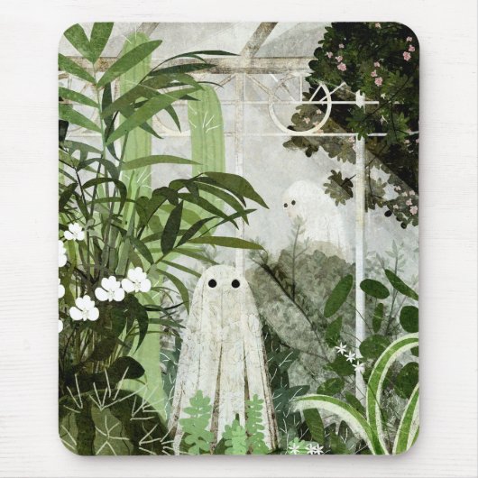 Wieder ist ein Geist im Greenhouse... Mousepad (Vorne)