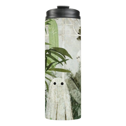 Wieder ist ein Geist im Greenhouse... Thermosbecher (Vorderseite)