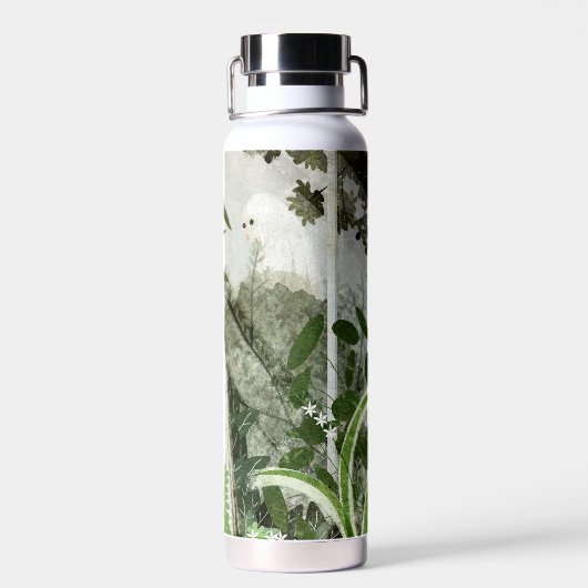 Wieder ist ein Geist im Greenhouse... Trinkflasche (Rückseite)