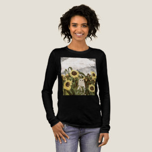 Wieder ist ein Geist im Sonnenblumenfeld... Tri-Blend Shirt