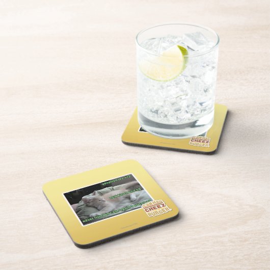 Wieder lebend nie, in einem Käfig Getränkeuntersetzer (Rechte Seite)