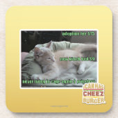 Wieder lebend nie, in einem Käfig Getränkeuntersetzer (Vorderseite)