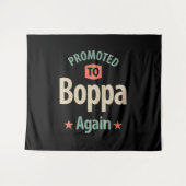 Wieder nach Boppa befördert | Vater Großvater Wandteppich (Vorderseite (Horizontal))