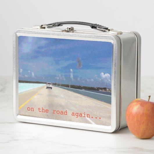Wieder unterwegs... metall lunch box (Beispiel)