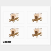 Wieder unterwegs rechteckiger aufkleber (Blatt)