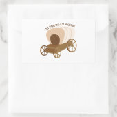 Wieder unterwegs rechteckiger aufkleber (Tasche)