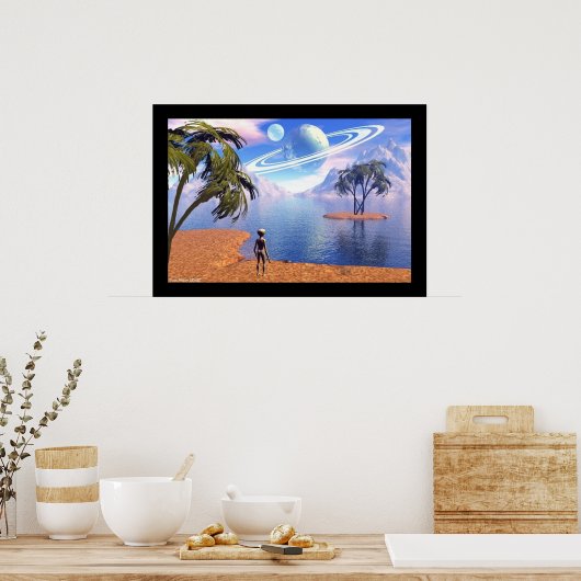 wieder verwässert poster (Küche)