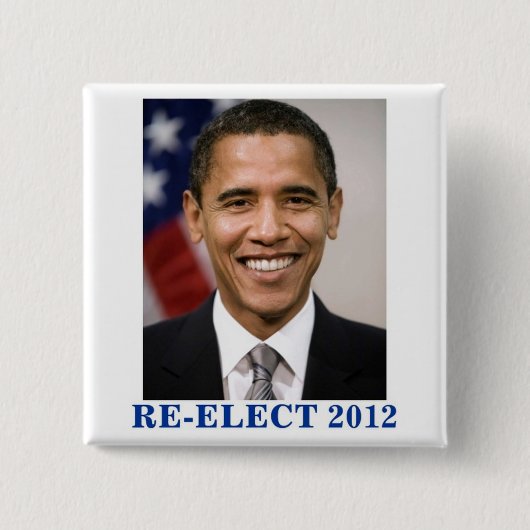 WIEDER WAHL OBAMA 2012 BUTTON (Vorderseite)