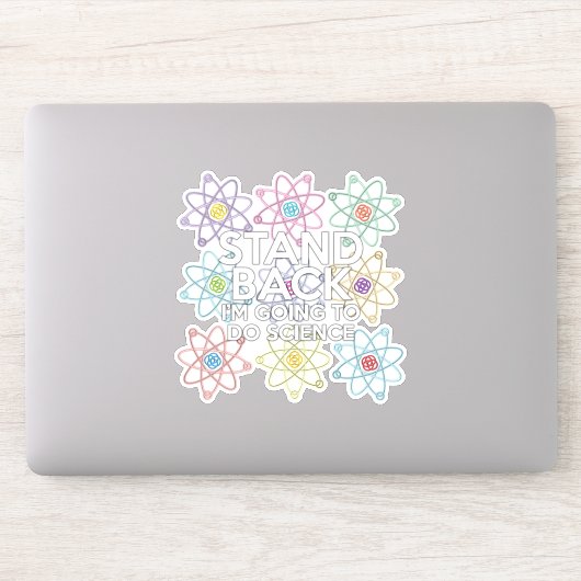 WIEDER WERDE ICH WISSENSCHAFT MACHEN AUFKLEBER (Computer)
