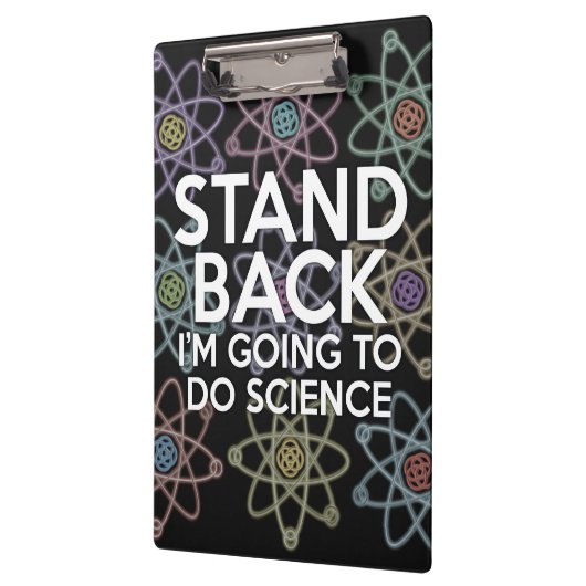 WIEDER WERDE ICH WISSENSCHAFT MACHEN KLEMMBRETT (Links)