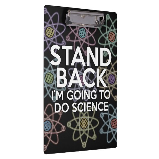 WIEDER WERDE ICH WISSENSCHAFT MACHEN KLEMMBRETT (Rechts)