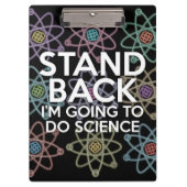 WIEDER WERDE ICH WISSENSCHAFT MACHEN KLEMMBRETT (Vorderseite)