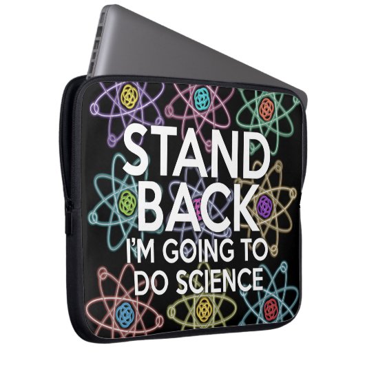 WIEDER WERDE ICH WISSENSCHAFT MACHEN LAPTOPSCHUTZHÜLLE (Vorne Rechts)