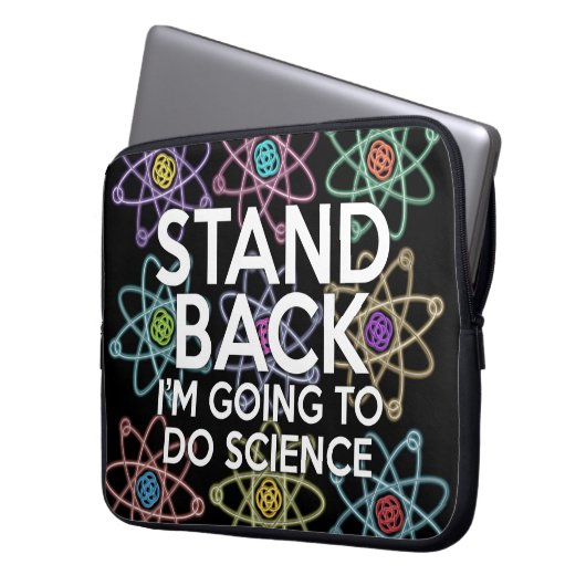 WIEDER WERDE ICH WISSENSCHAFT MACHEN LAPTOPSCHUTZHÜLLE (Vorderseite Links)