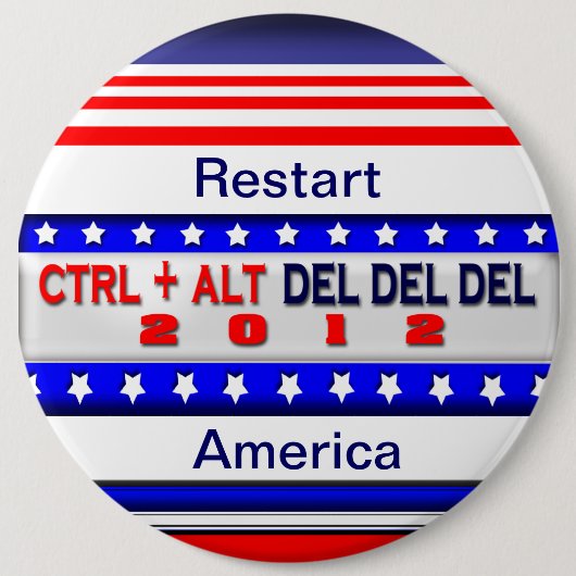 Wiederanlauf Amerika Button (Vorderseite)