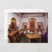 Wiederaufbau eines Salons des Cafés de Paris Postkarte (Vorne/Hinten)