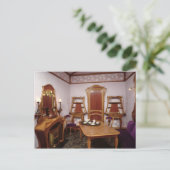 Wiederaufbau eines Salons des Cafés de Paris Postkarte (Stehend Vorderseite)