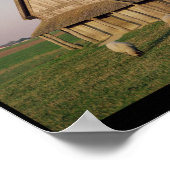 Wiederaufbau eines Wikinghauses aus dem 11. Jahrhu Poster (Ecke)