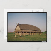 Wiederaufbau eines Wikinghauses aus dem 11. Jahrhu Postkarte (Vorne/Hinten)