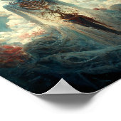 Wiederauferstehtes Untotes Dark Fantasy Art Poster (Ecke)