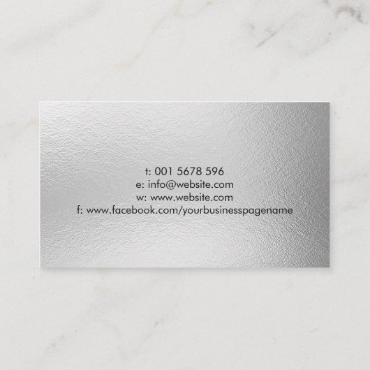 Wiederaufnahme der Schreibdienste Beruflich Visitenkarte (Rückseite)