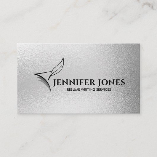 Wiederaufnahme der Schreibdienste Beruflich Visitenkarte (Vorderseite)